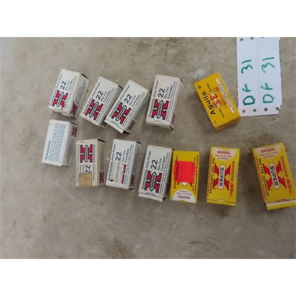 (DF) 22 Long Cal Winchester Ammo- Approx 575 MUST HAVE PAL TO PURCHASE - WE DO NOT SHIP AMMO