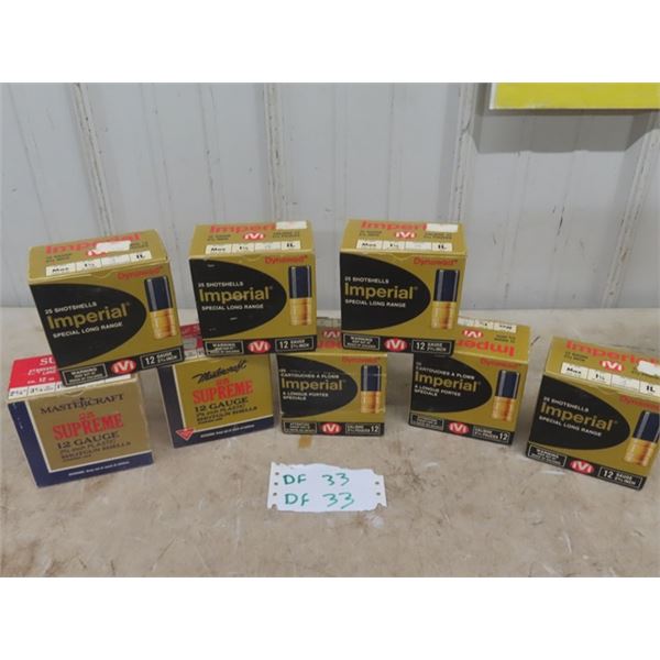 (DF) Approx 200 RD of 12 GA 2 3/4" Ammo MUST HAVE PAL TO PURCHASE - WE NO SHIP AMMO