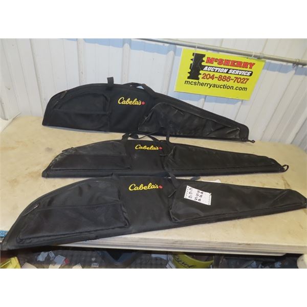 3 Cableas Soft Gun Cases - Good Condition