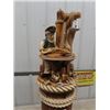Image 2 : 2 Pcs Captain Display Carving (Boat) Chalkware 48"