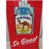 Image 3 : Vintage Metal Camel Cigarette Sign 12" x 32"