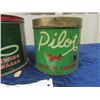 Image 3 : Pilot Tobacco Tins - 1 Chewing & 1 Cigarette Tobacco