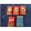 Image 1 : 5 Pocket Tobacco Tins 1) Velvet 1)Edgeworth & 3 Prince Albert