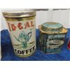 Image 3 : 4 Coffee TIns 1) Ocean Queen 1) Ideal 1) COllege 1) Golden West Coffee