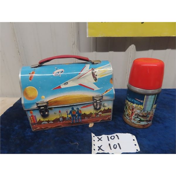 Space Metal Lunch Kit & Thermos