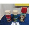 Image 1 : 3 Thermos' The Man from Uncle 1966 1) 1967 Green Hornet & 1) Brave Eagle