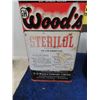 Image 3 : Woods 1 Gal Sanitation Tin w & Planters Peanut Oil 37.5 LBS Can