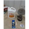 Image 3 : 3 Coal Oil Lamp 1) is Wall Mount w Reflectors & 3 Litres of Lamp Oil