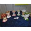 Image 1 : 6 Head Vases, Approx 6" Tall, Some w Jewelry