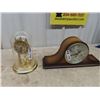 Image 1 : 2 Mantle Clocks - 1) Hermle Napolean Style 1) Quartz Anniversary - Both are Made in Germany