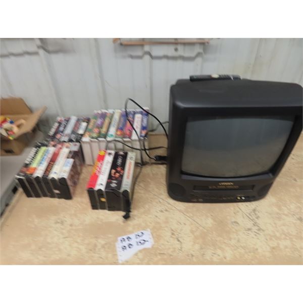 Citizen TV AC/DC W Built In VCR TV & VCR Movies