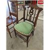 Image 4 : 2 Wooden Chairs, Double Pressed Back & Eastlake