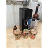 Image 2 : Soda Stream Machine w 4 Bottles & 3 Beer Steins & CC Texas Mickey w Pump Bottle (Empty)