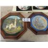 Image 3 : 4 Collector Plates 2 w Frames