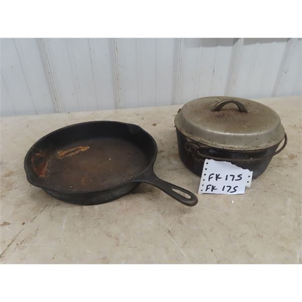 Cast Dutch Oven & Frying Pan