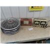 Image 1 : Set of 4 Hubcaps, Dwell Tester, Ammeter /Volt Tester