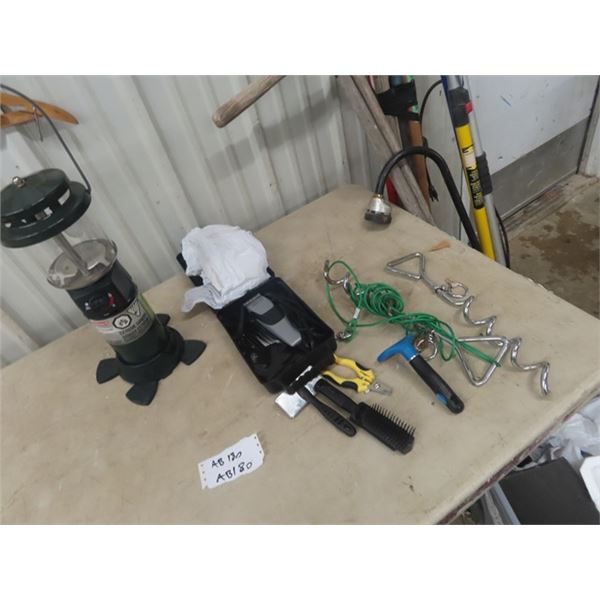 Dog Grooming & Tie Down, & Coleman