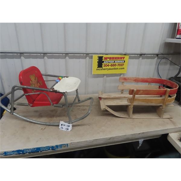Child Rocker & Sleigh