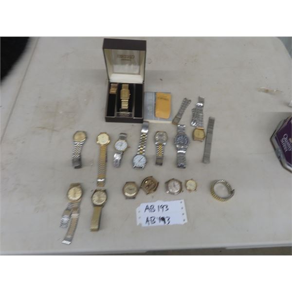 Men's Watch Including Nice Seiko Quartz
