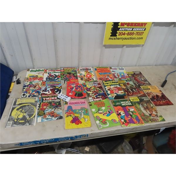 20 Comics Variety DC, Gold Key, Classics Marvel,