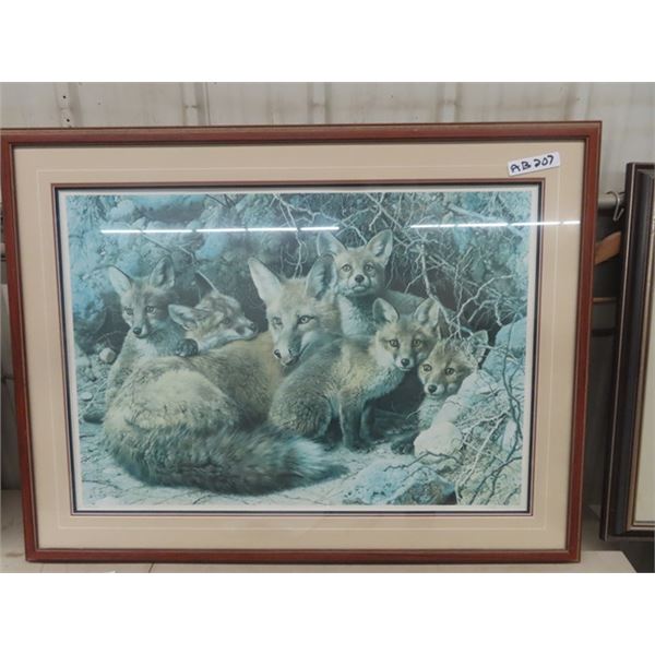 Fox Print Limited Edition 32" x 42"