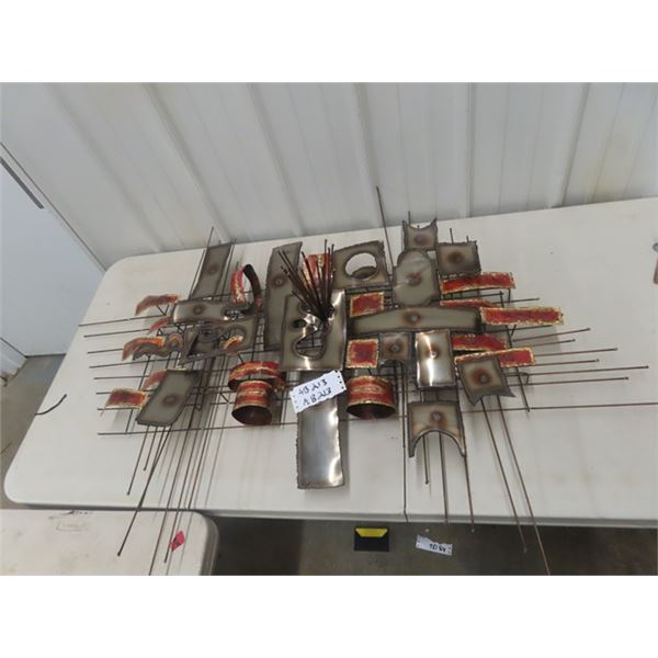 Metal Art Work 52" x 39"