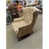 Image 2 : Provincial LR Chair Button Back Upholstery