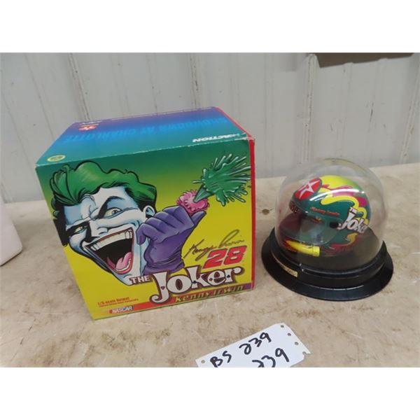 Joker 1/3 Scale Limited Edition Kenny Irwin Nascar Helmut w/ Box