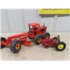 Image 4 : Cast Tractor w/ replaced Front Wheel & Tonka Grader