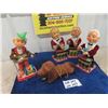 Image 1 : 5 Battery Operated Toys : 3 Bartenders & Guitar Playing + Barking Monkey. All Vintage Japan. Monkey 