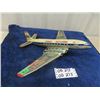 Image 1 : 1960's Tin Toy Airplane Comet Jetliner 15" Length 19" Wingspan. Made in Japan