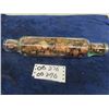 Image 1 : Antique Glass Rolling Pin Full of Canada Pennies
