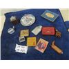 Image 1 : Vintage Lighters, Carved Pipe Bowl, Cigarette Cases ( modern) , 4 Tobacco/Cigarette Tin, Legion Asht