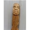 Image 5 : Vintage Haida First Nations 17" Hand Carved Signed Totem Pole, hand Carved Signed 15" x 11" Bear Pan