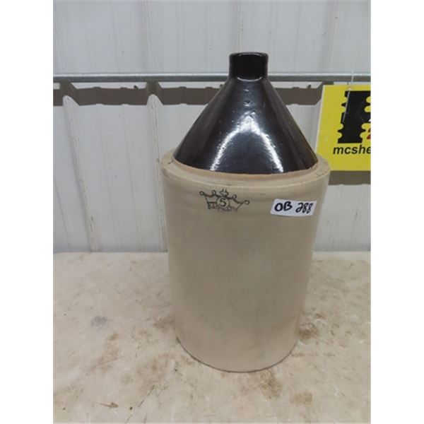 5 Gal Crown Shoulder Jug - Good condition