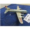 Image 2 : Rare 1950's Arnold Toys Made in Germany " Flying Dutchman" Tin Wind-up KLM Airplane 10" x 11.5"