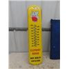 Image 1 : Elephant Brand Fertilizer Metal Thermometer 8.5" x 36"