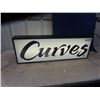 Image 1 : Curves Light Up Sign 12" x 36" x 8"