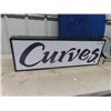 Image 2 : Curves Light Up Sign 12" x 36" x 8"