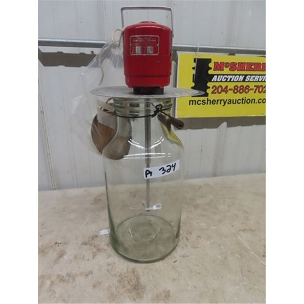 Dixie Maid Electric Butter Churn 23" Tall