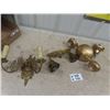 Image 1 : 3 Brass Light Fixtures - Ceiling & Wall Mount