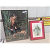 Image 1 : Print of Soldier 15" x 19" & Gi Jane 21" x 27.5"
