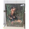 Image 2 : Print of Soldier 15" x 19" & Gi Jane 21" x 27.5"
