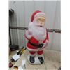 Image 2 : Blow Mould Santa 33" Tall & Candle 38" Tall