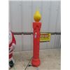 Image 3 : Blow Mould Santa 33" Tall & Candle 38" Tall