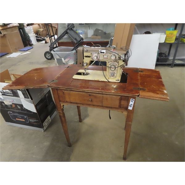 Hallmark Cabinet Sewing Machine - wood could be restained
