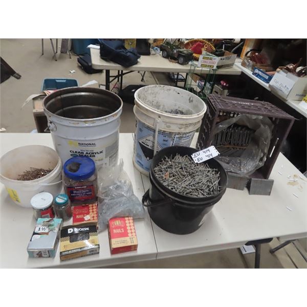Quantity of Nails Various Sizes