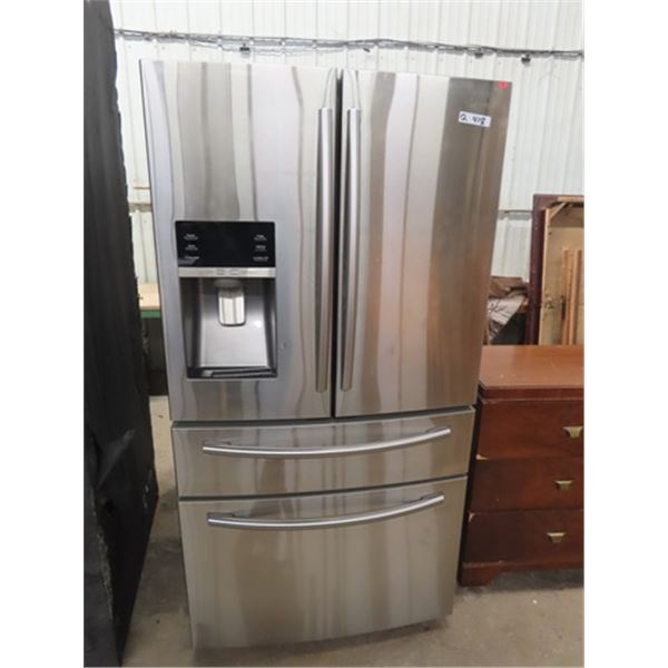 SAmsung Side by Side Stainless Steel w/ Bottom Freezer & Temperature Controlled Produce Drawer w/ Ic