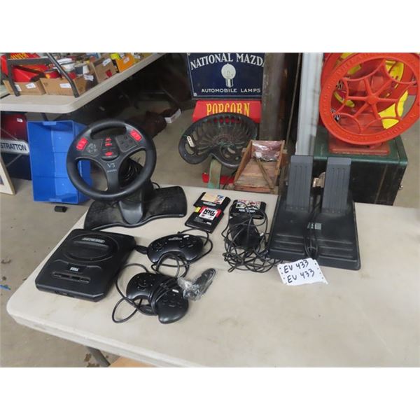 Genesis Sega Machine w/ Games & Accessories