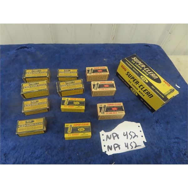 12 Vintage CiL Ammo Boxes - NO Ammo